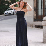 Vestido Nora Azul Marino