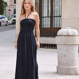 Vestido Nora Azul Marino