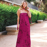 Vestido Alena Rosado Oscuro