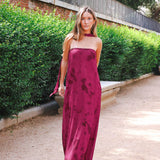Vestido Alena Rosado Oscuro