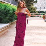Vestido Alena Rosado Oscuro