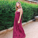Vestido Alena Rosado Oscuro
