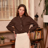 Blusa Aina Marrón - MOCCACHICA