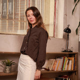 Blusa Aina Marrón - MOCCACHICA