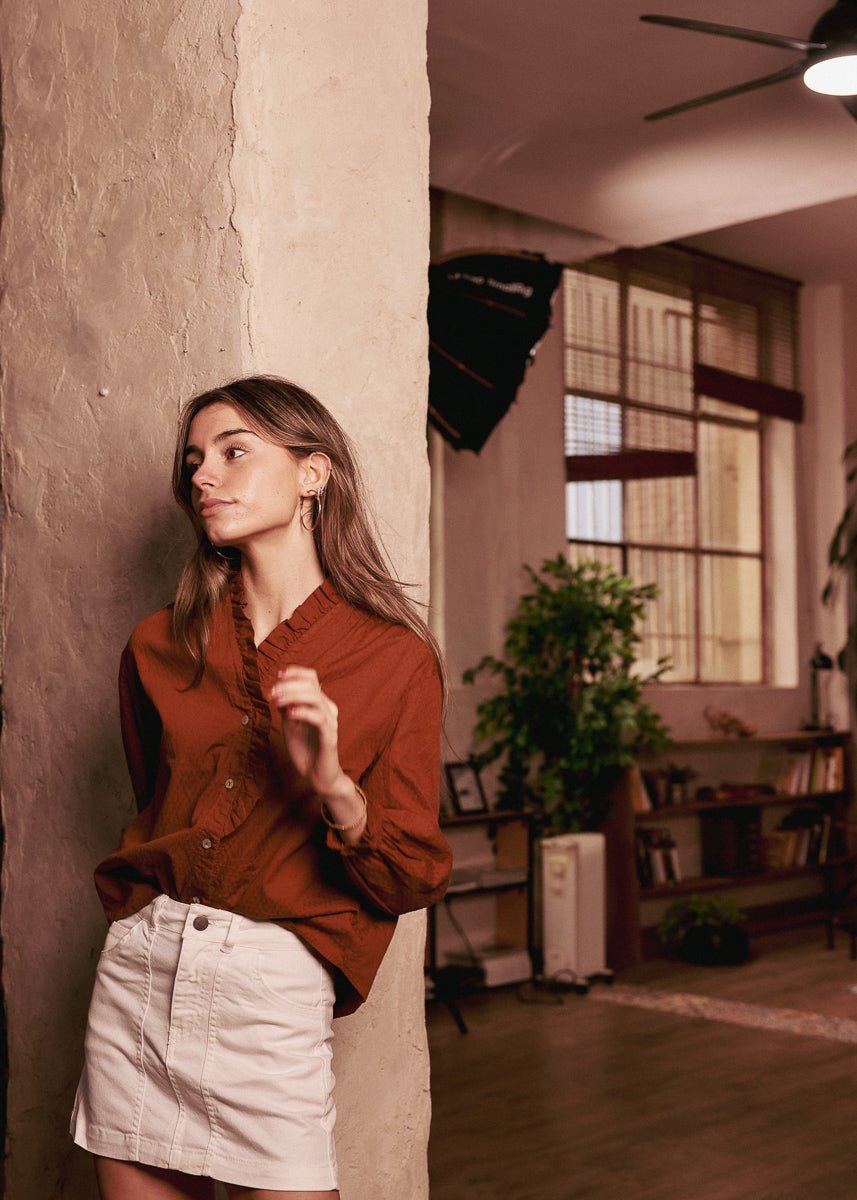 Blusa Aina Teja - MOCCACHICA