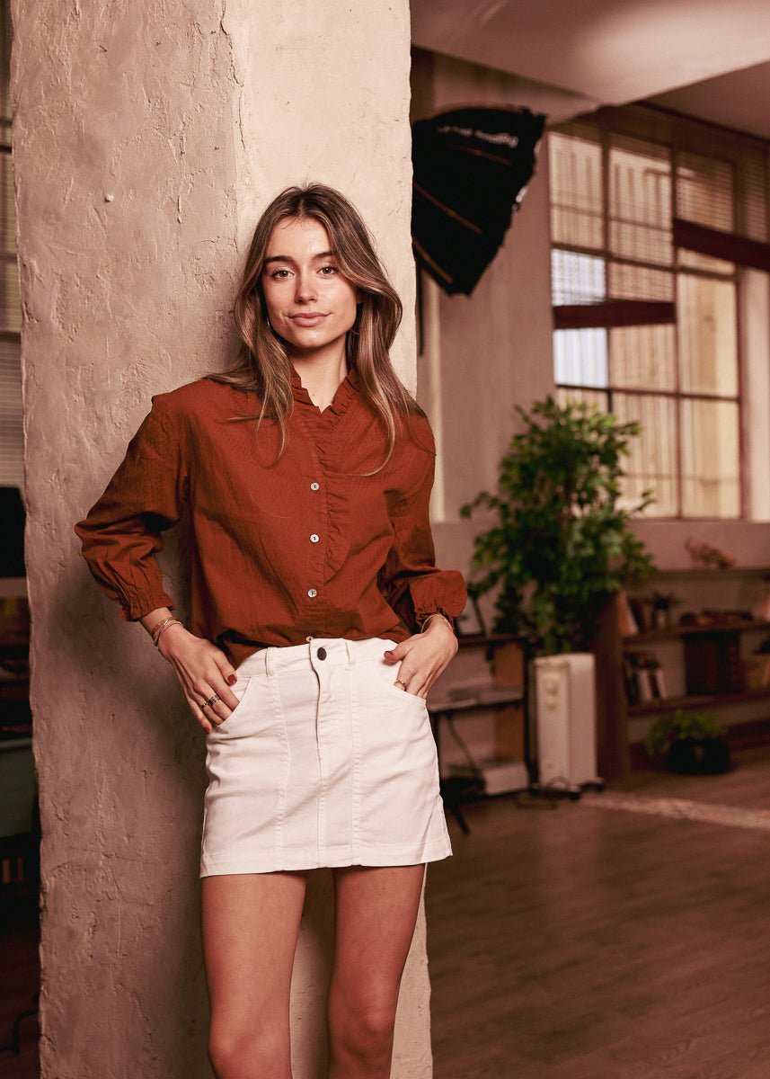 Blusa Aina Teja - MOCCACHICA
