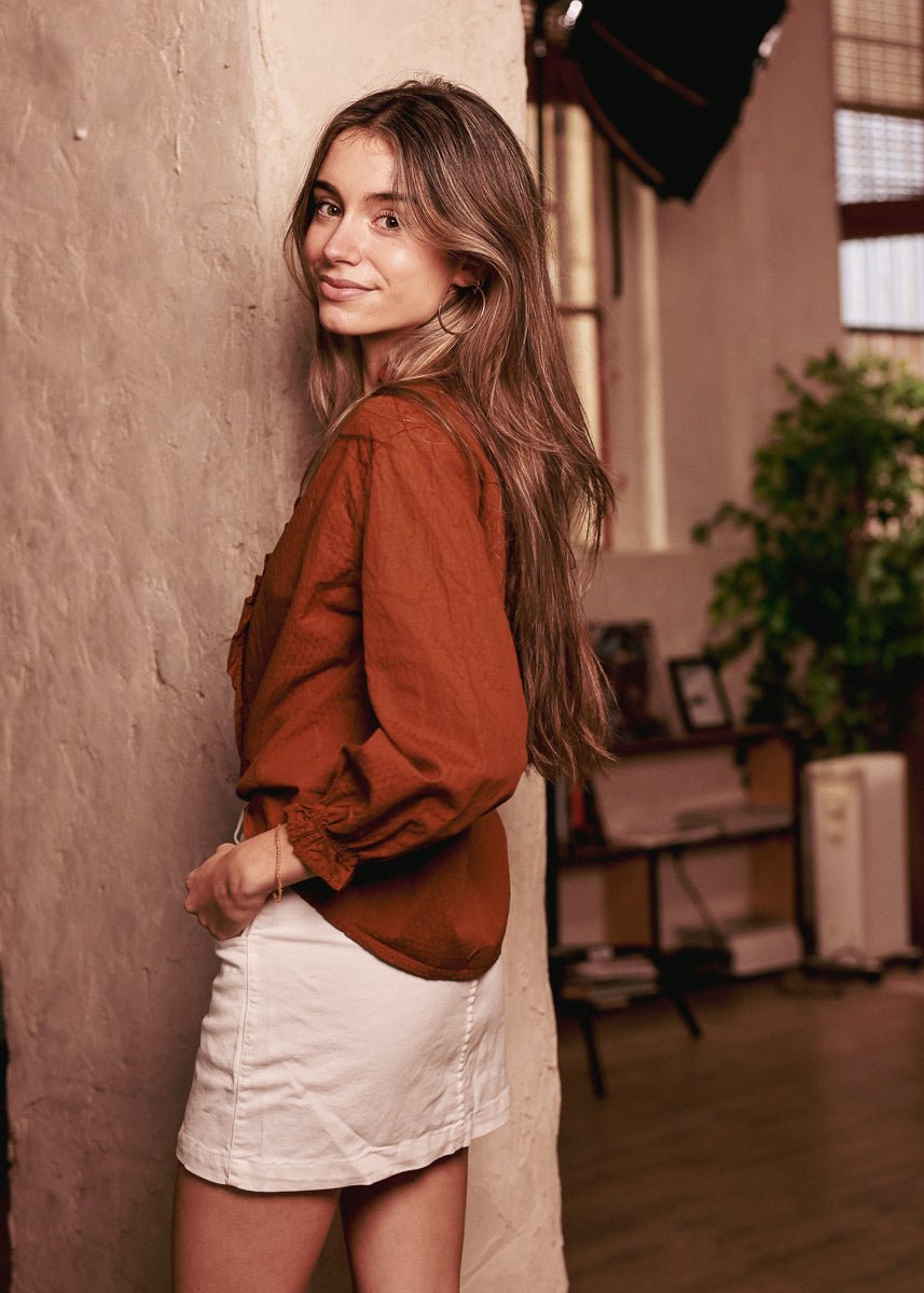 Blusa Aina Teja - MOCCACHICA