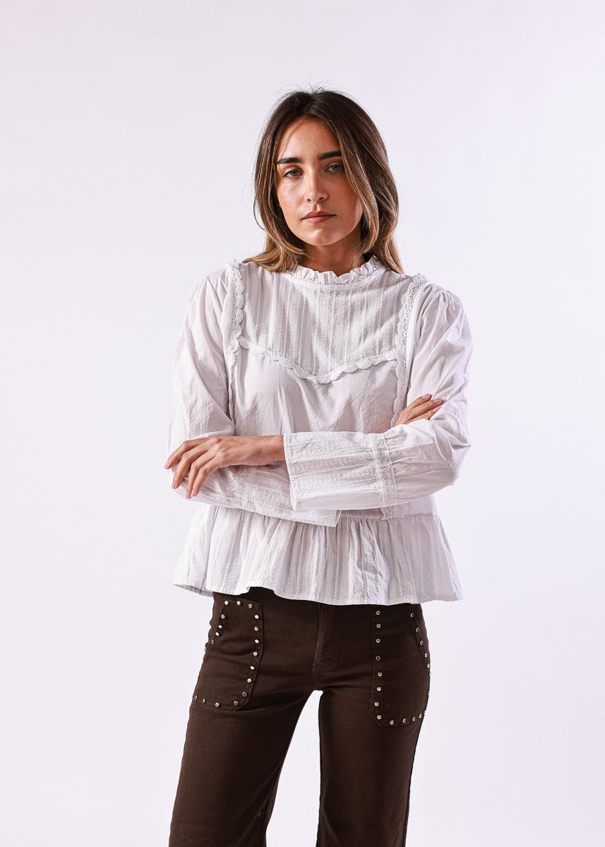 Blusa Alma Blanco - MOCCACHICA
