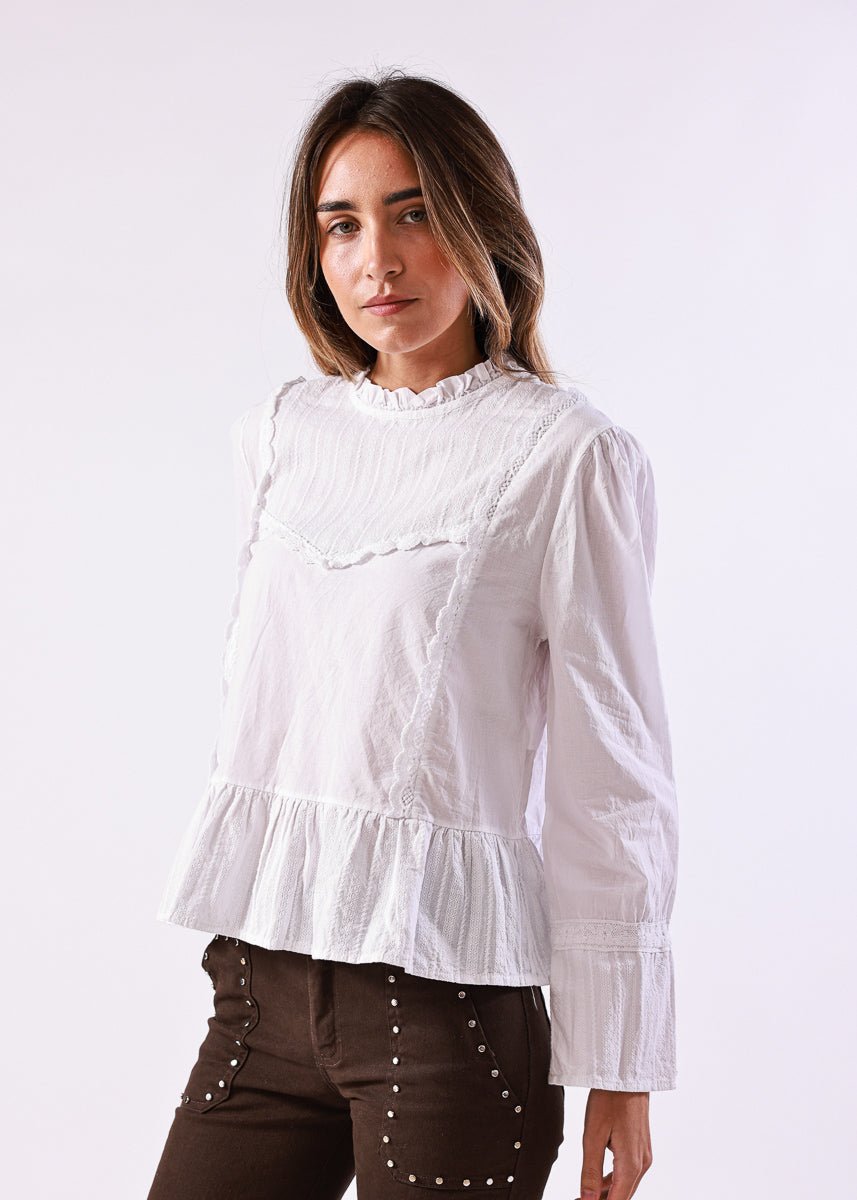 Blusa Alma Blanco - MOCCACHICA