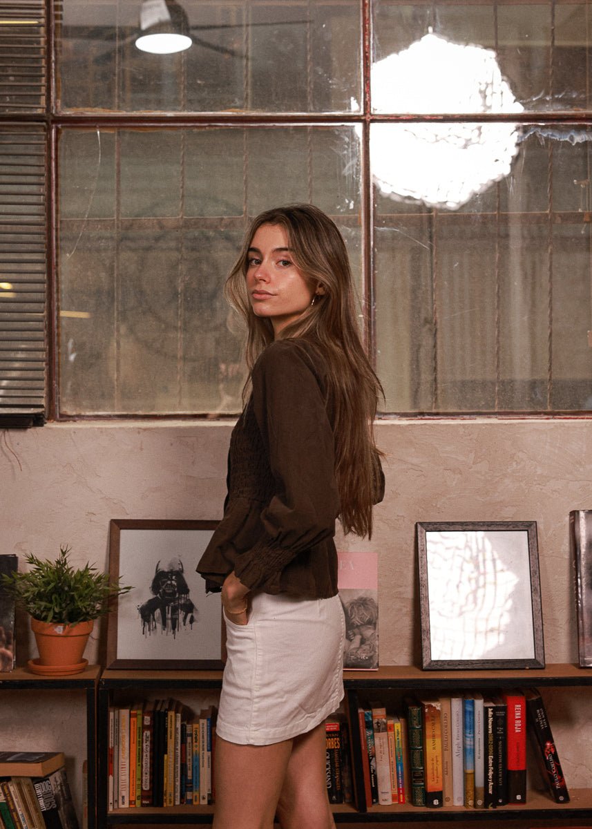 Blusa Jade Marrón - MOCCACHICA