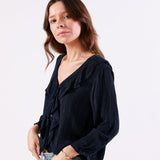 Blusa Kenna Azul Marino - MOCCACHICA