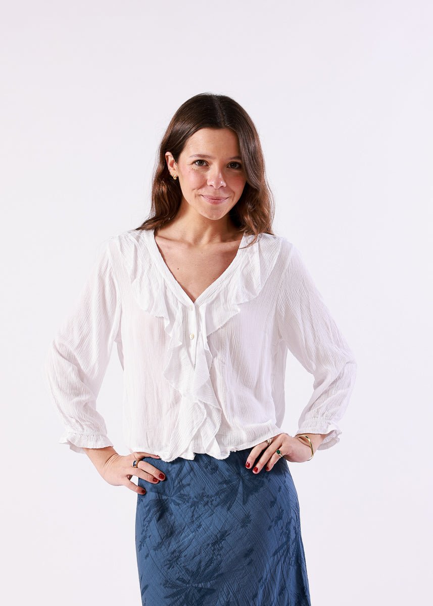 Blusa Kenna Blanco - MOCCACHICA