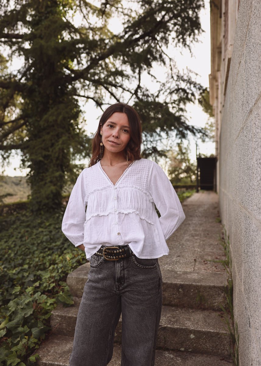 Blusa Maeve Blanco - MOCCACHICA