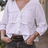 Blusa Maeve Blanco - MOCCACHICA