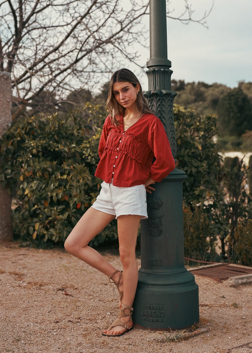 Blusa Maeve Rojo - MOCCACHICA