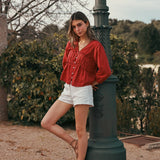 Blusa Maeve Rojo - MOCCACHICA