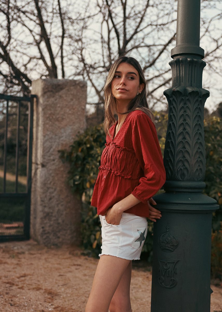 Blusa Maeve Rojo - MOCCACHICA
