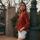 Blusa Maeve Rojo - MOCCACHICA