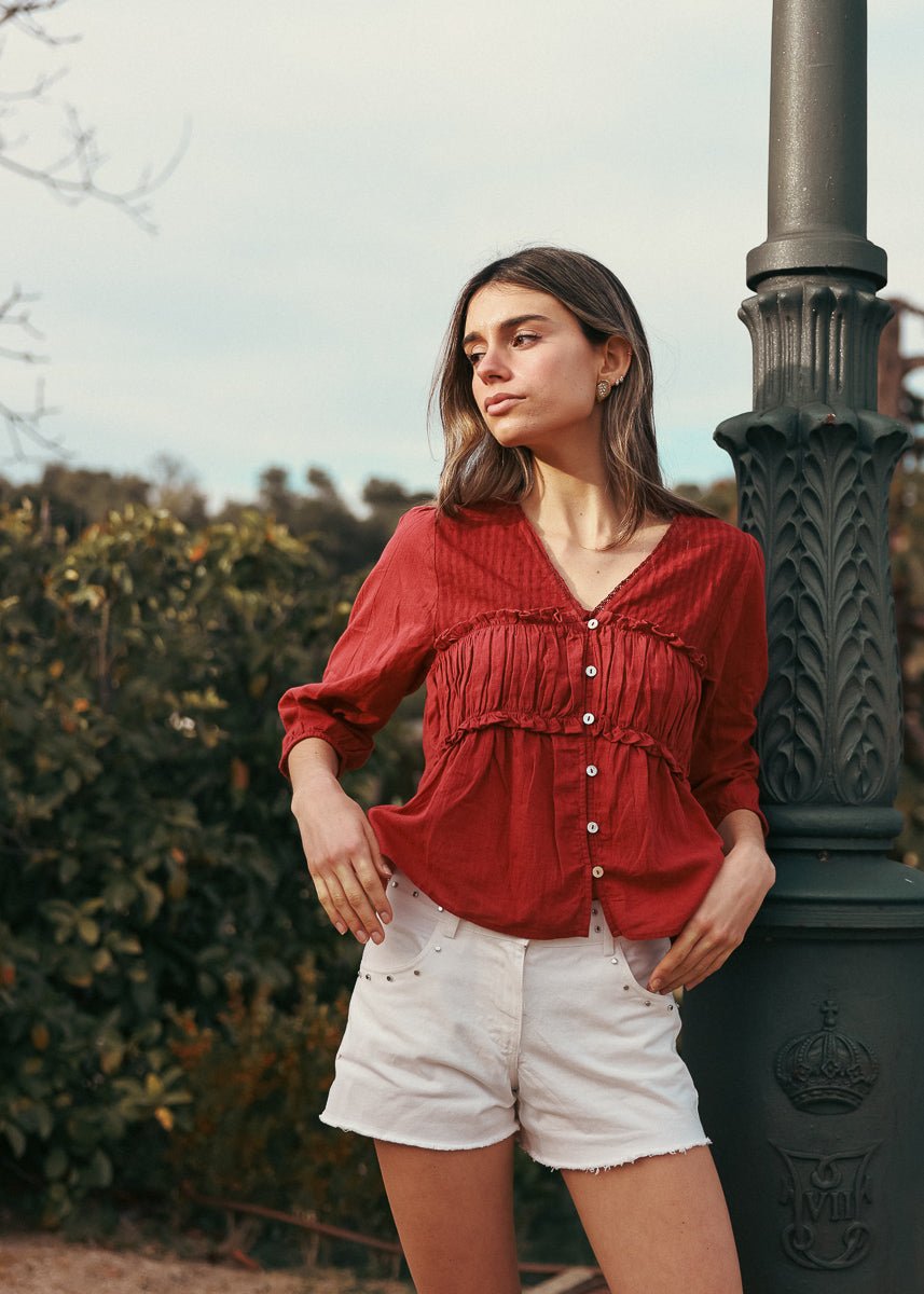 Blusa Maeve Rojo - MOCCACHICA