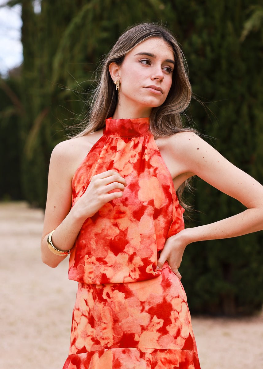 Blusa Twila Naranja - MOCCACHICA