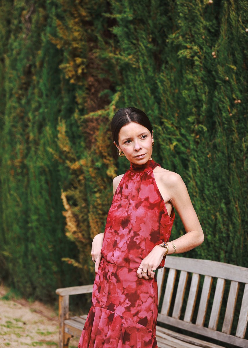 Blusa Twila Rosa Oscuro - MOCCACHICA