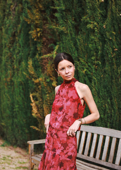 Blusa Twila Rosa Oscuro - MOCCACHICA