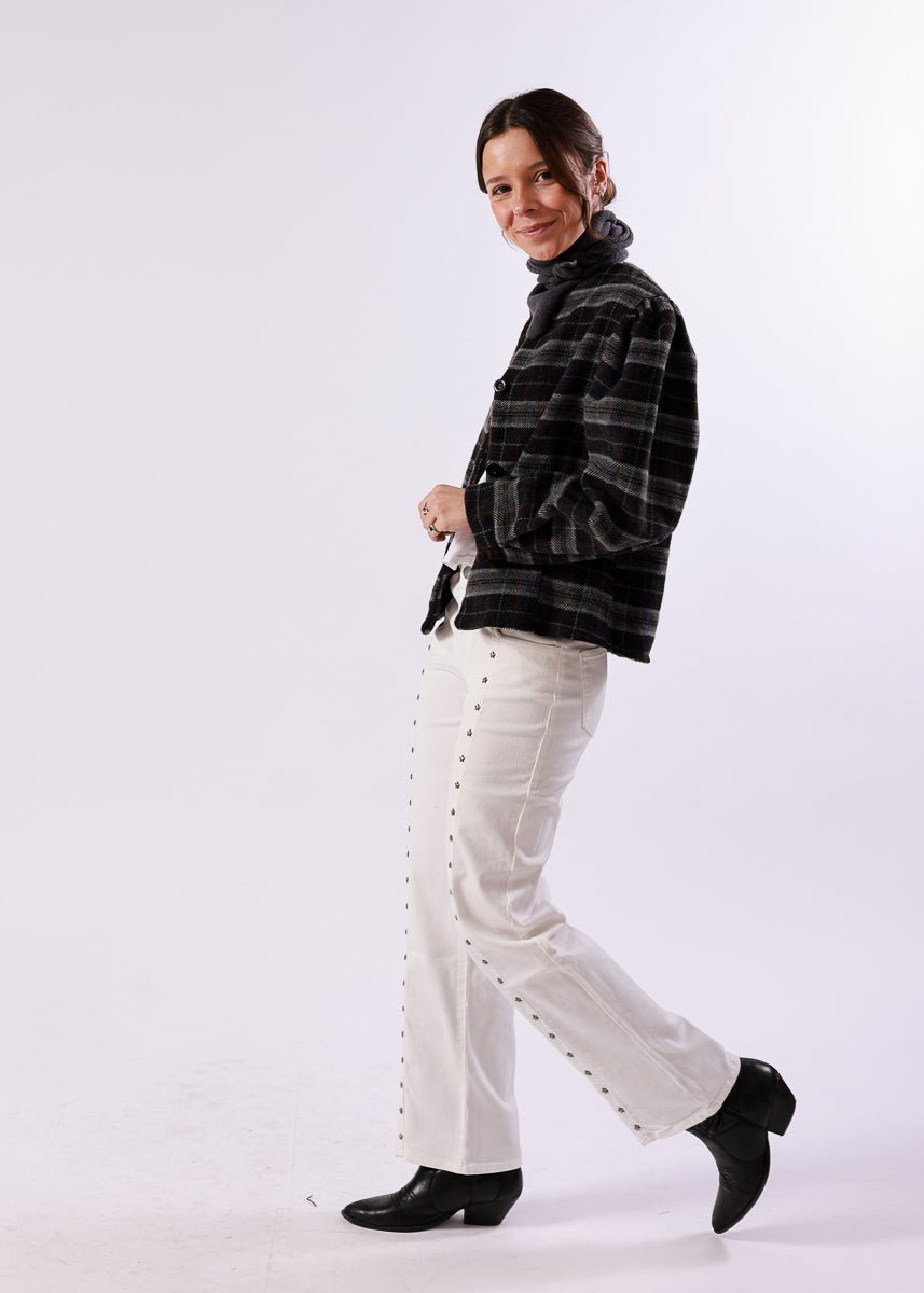 Chaqueta Matilda Gris Oscuro - MOCCACHICA