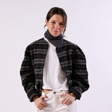Chaqueta Matilda Gris Oscuro - MOCCACHICA