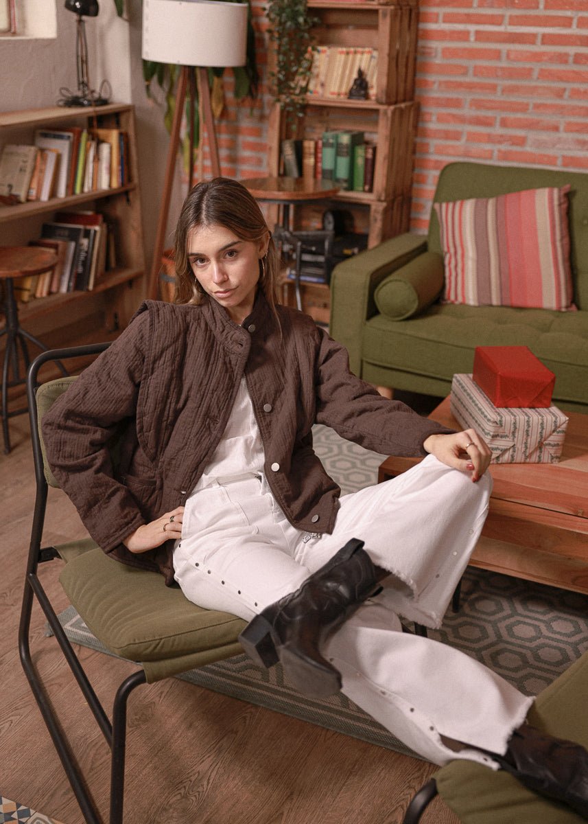 Chaqueta Millie Marrón - MOCCACHICA