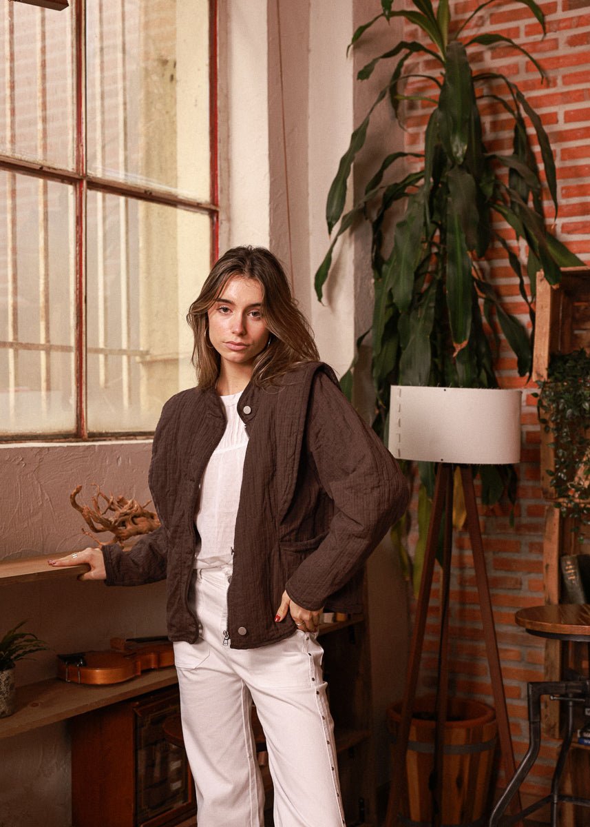 Chaqueta Millie Marrón - MOCCACHICA