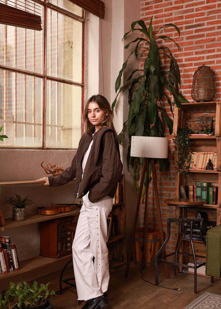 Chaqueta Millie Marrón - MOCCACHICA