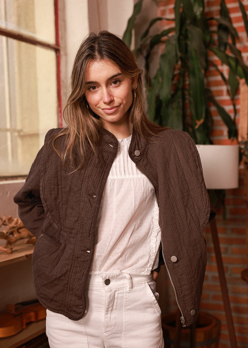 Chaqueta Millie Marrón - MOCCACHICA