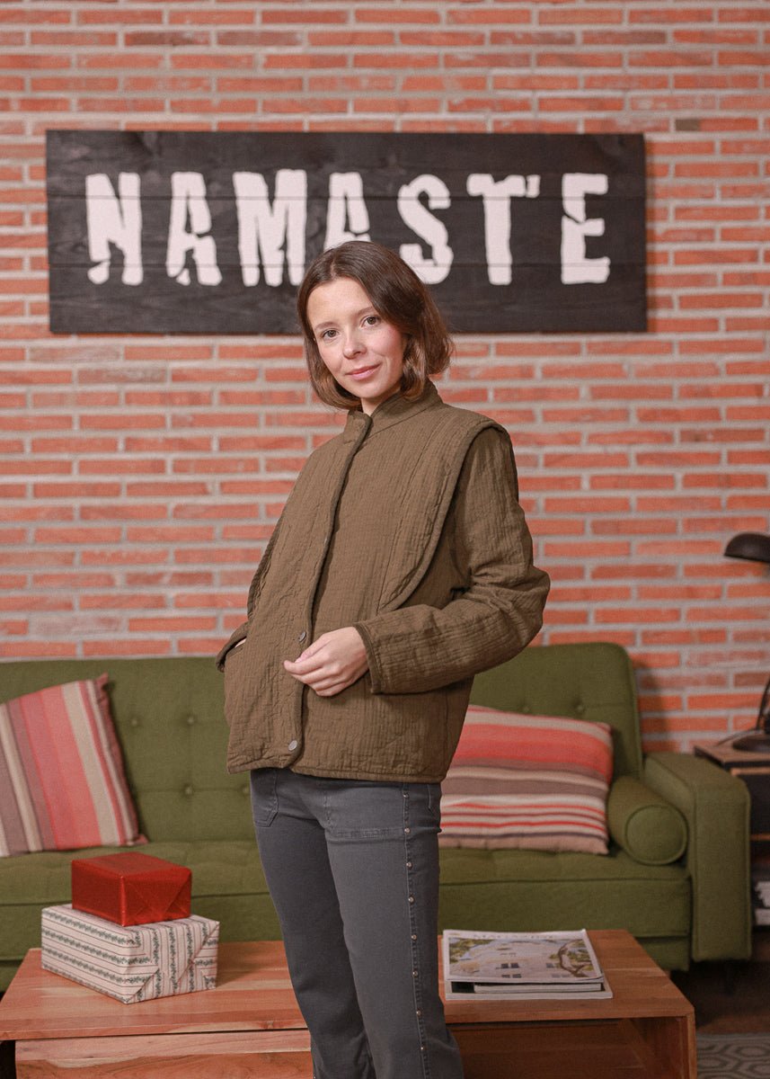 Chaqueta Millie Verde Oliva - MOCCACHICA