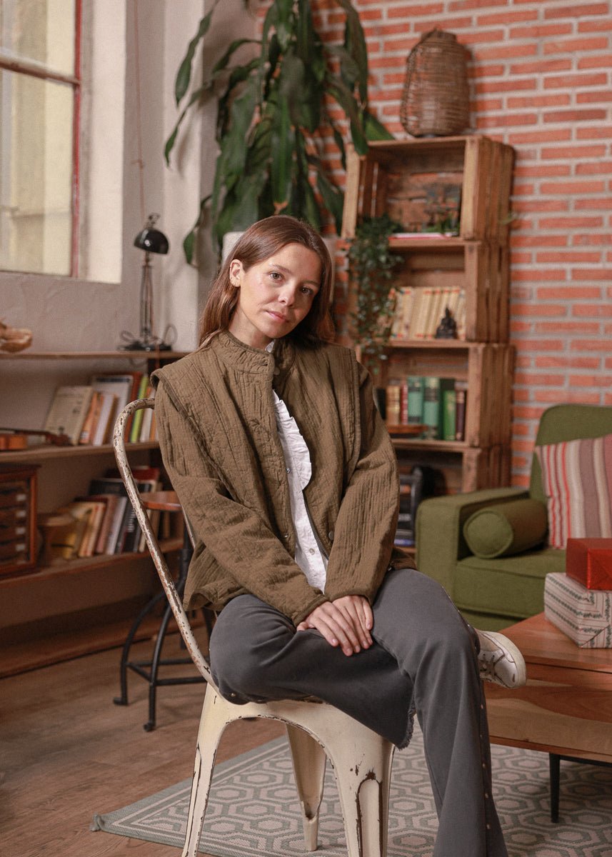 Chaqueta Millie Verde Oliva - MOCCACHICA
