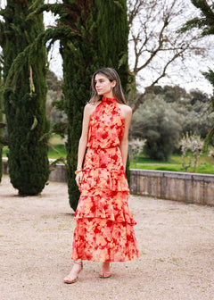 Falda Twila Naranja - MOCCACHICA