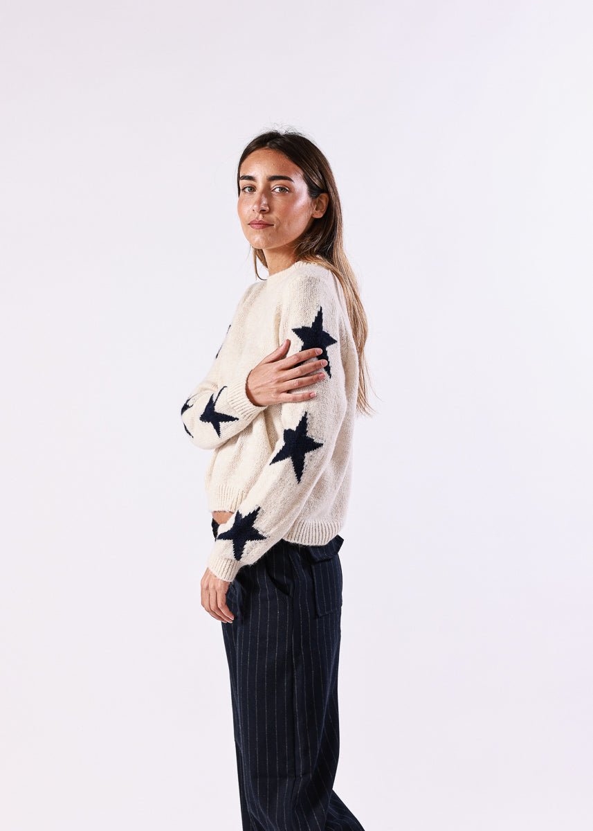 Jersey Haven Blanco Floral - MOCCACHICA