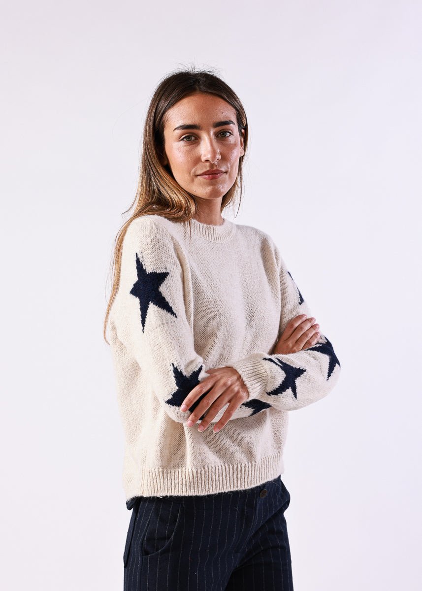 Jersey Haven Blanco Floral - MOCCACHICA