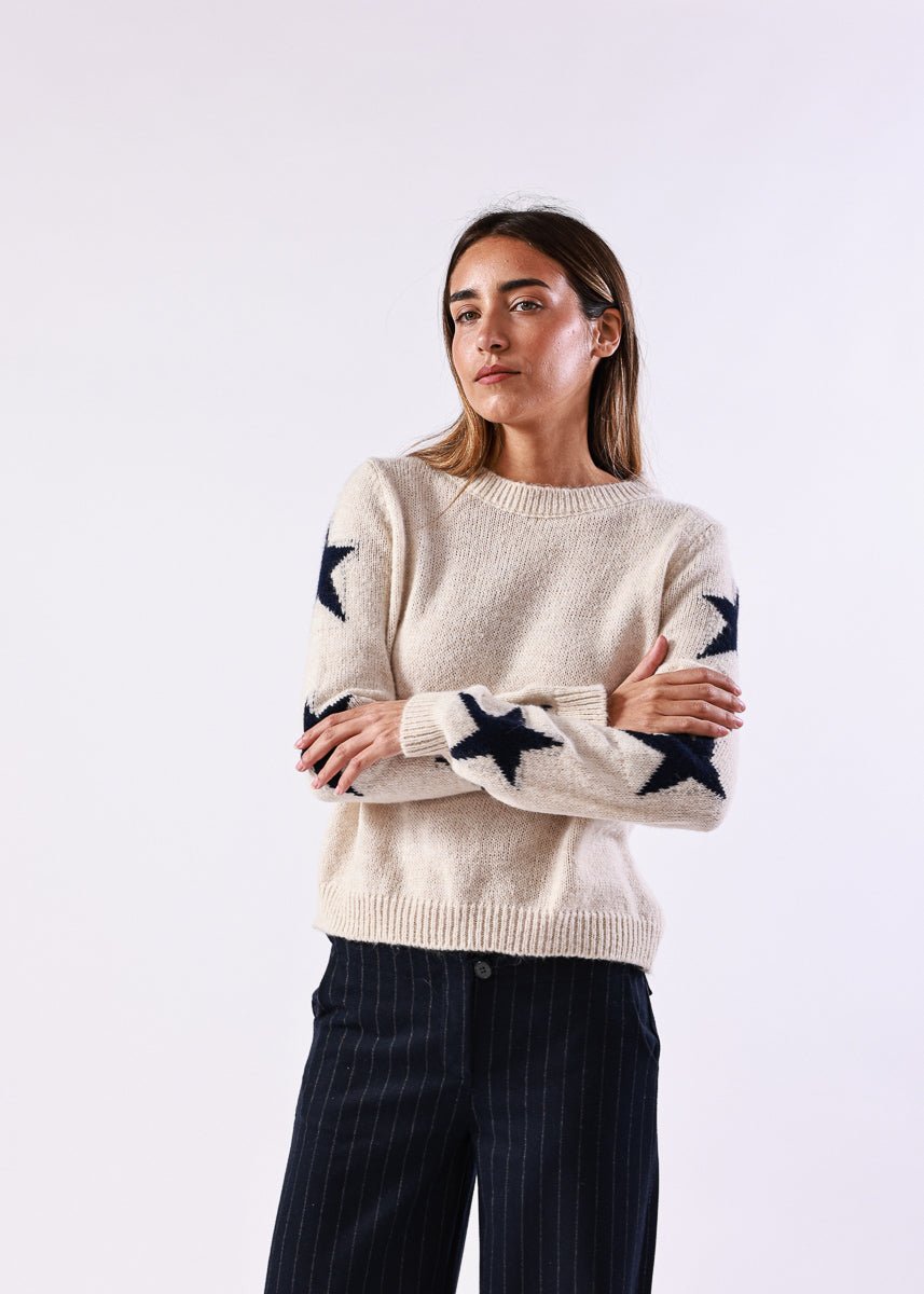 Jersey Haven Blanco Floral - MOCCACHICA