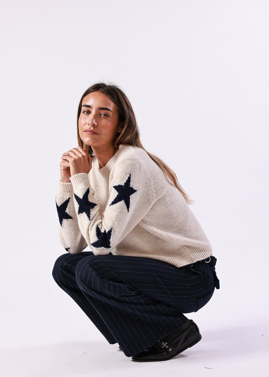 Jersey Haven Blanco Floral - MOCCACHICA