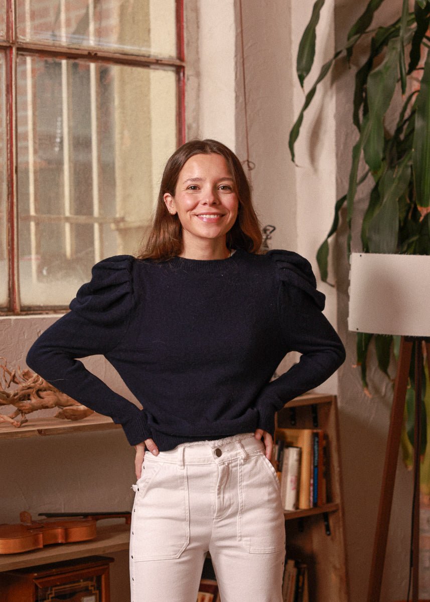 Jersey Klara Azul Marino - MOCCACHICA