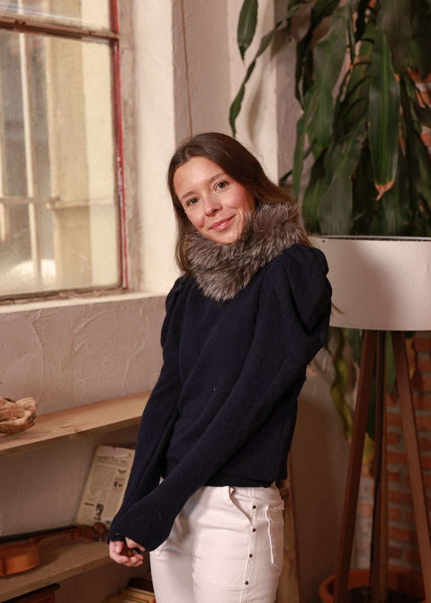 Jersey Klara Azul Marino - MOCCACHICA