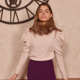 Jersey Klara Blanco Floral - MOCCACHICA