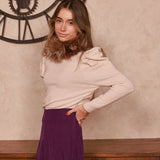 Jersey Klara Blanco Floral - MOCCACHICA