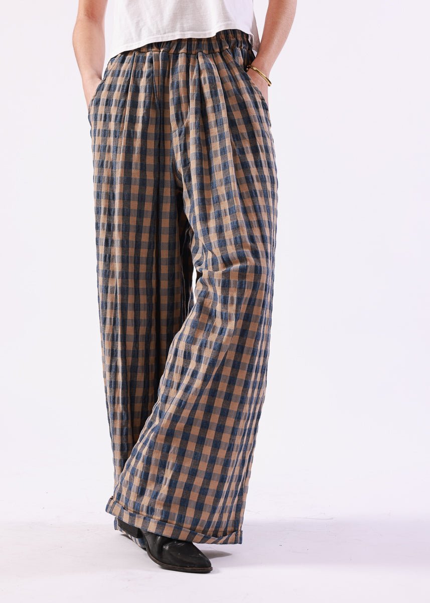 Pantalón Olivia Azul - MOCCACHICA