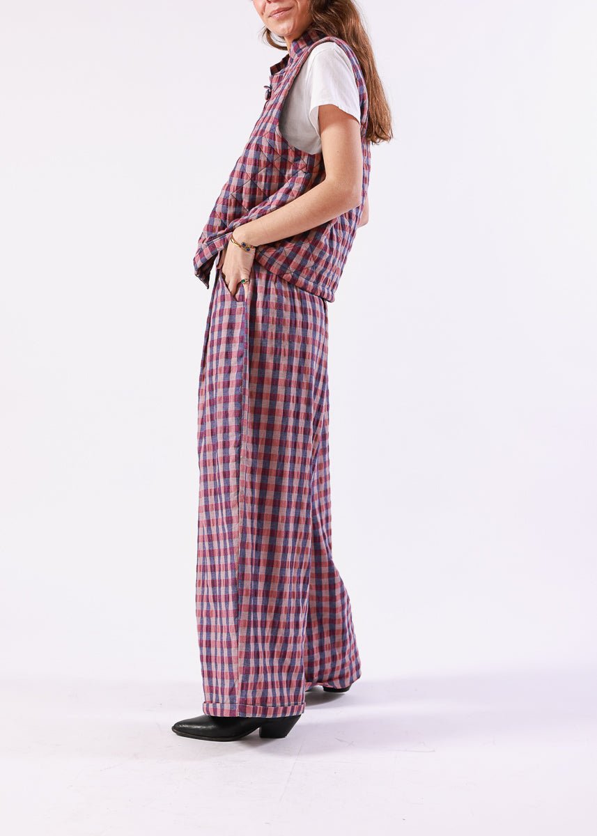 Pantalón Olivia Rosa Oscuro - MOCCACHICA