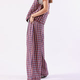 Pantalón Olivia Rosa Oscuro - MOCCACHICA