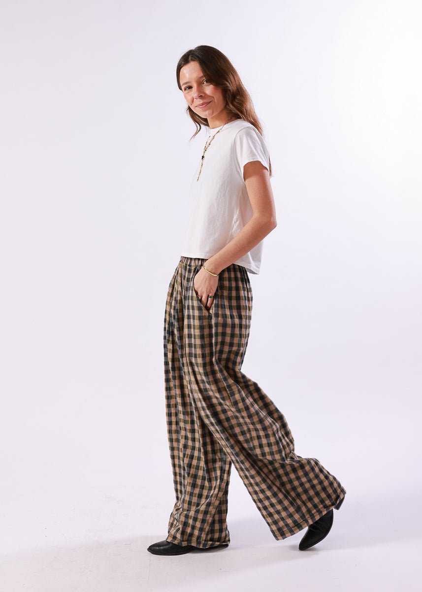 Pantalón Olivia Verde Oliva - MOCCACHICA