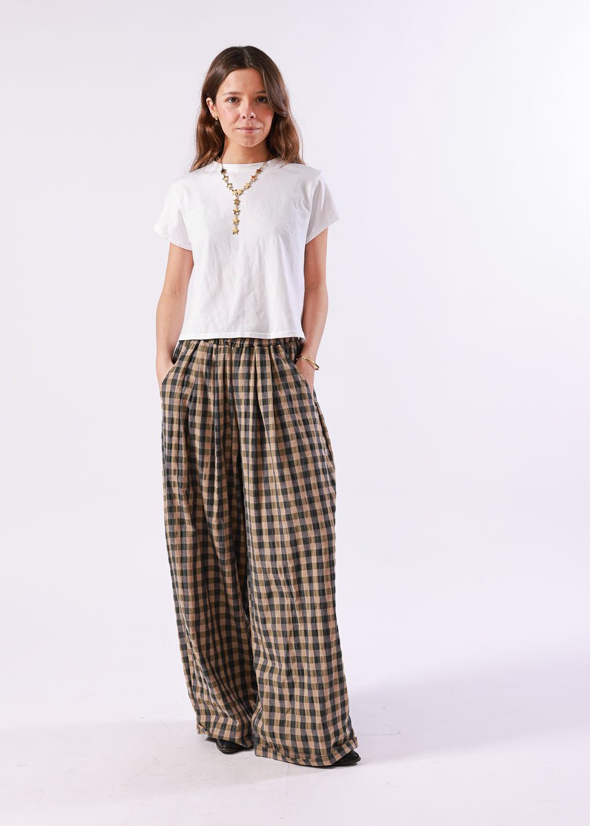 Pantalón Olivia Verde Oliva - MOCCACHICA