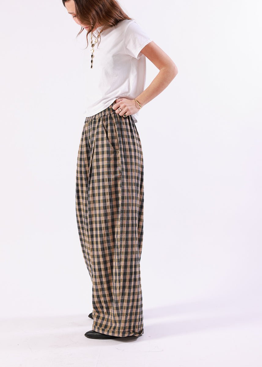Pantalón Olivia Verde Oliva - MOCCACHICA