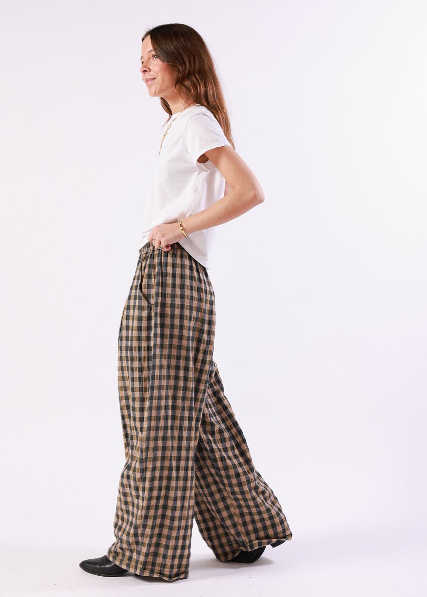 Pantalón Olivia Verde Oliva - MOCCACHICA